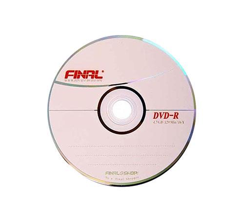 دی وی دی خام فینال بسته 50 عددی مدل Final DVD-R